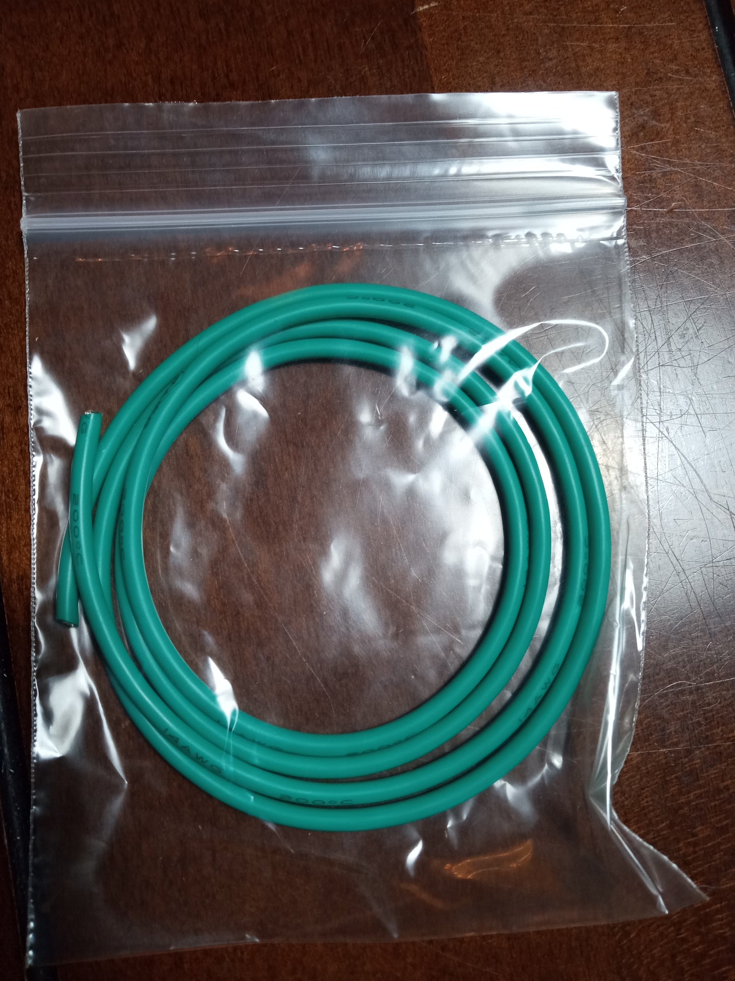 FC RACING - Silicone Wire 1M Green 14 awg