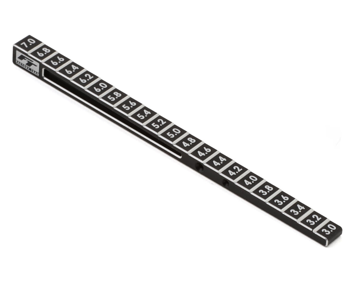 Team Associated Factory Team Aluminum Stepped On-Road Ride Height Gauge (3-7mm)