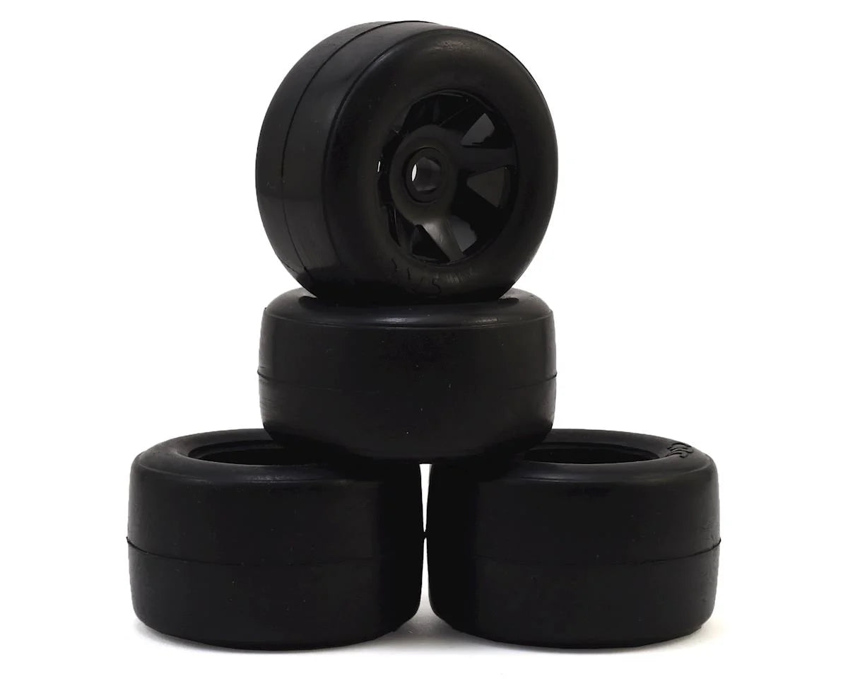 CRC RT1 GTR Front & Rear Pre-Mounted Rubber Tires (4)