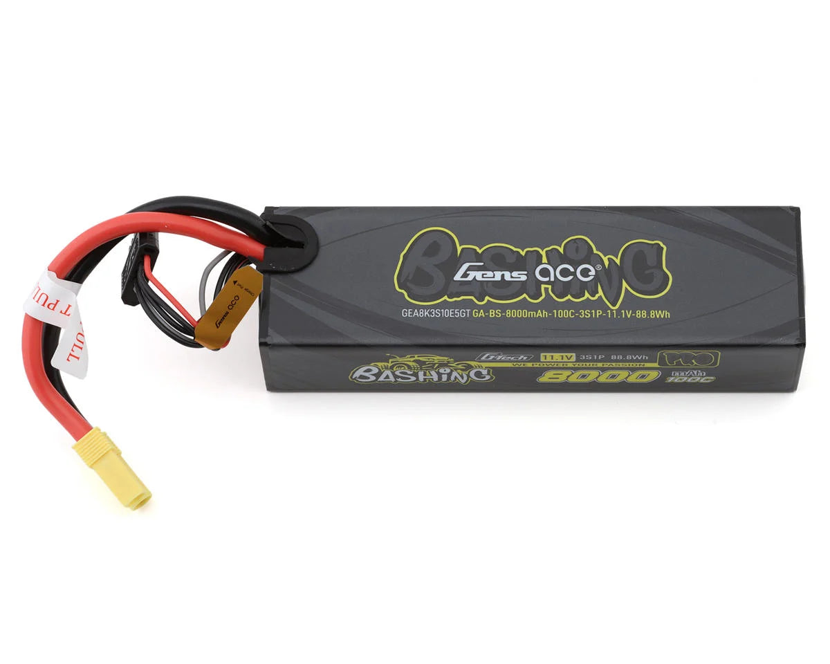 Gens Ace Bashing Pro G-Tech Smart 3S LiPo Battery 100C (11.1V/8000mAh) w/EC5 Connector