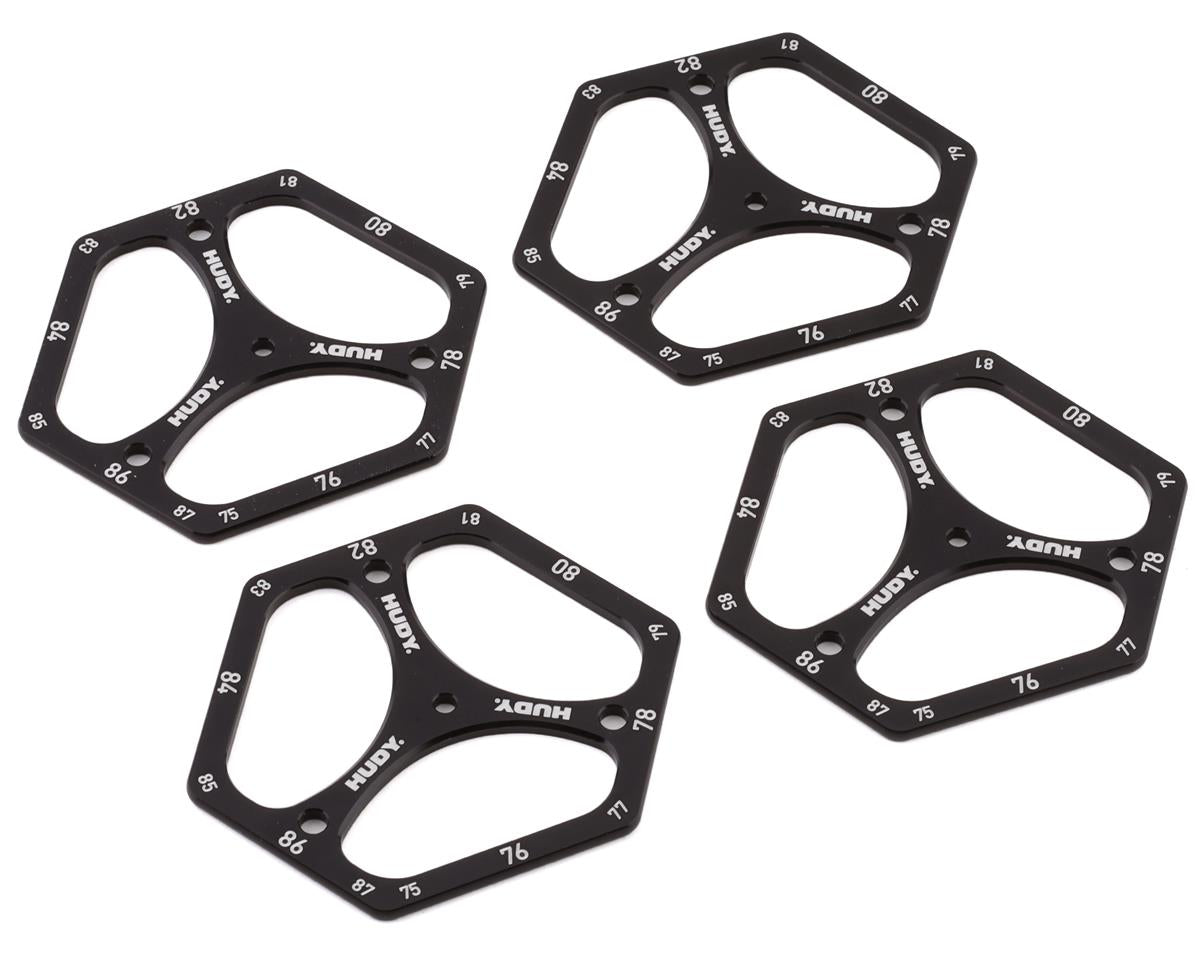 Hudy 1/10 Off-Road Aluminum Set-Up Wheels (4)
