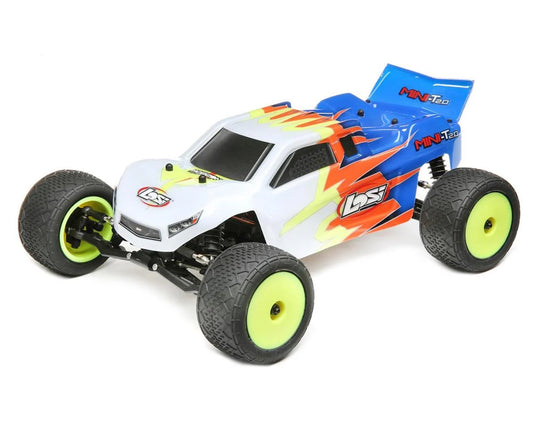 Losi Mini-T 2.0 1/18 RTR 2wd Stadium Truck (Blue/White) w/2.4GHz Radio, Battery & Charger