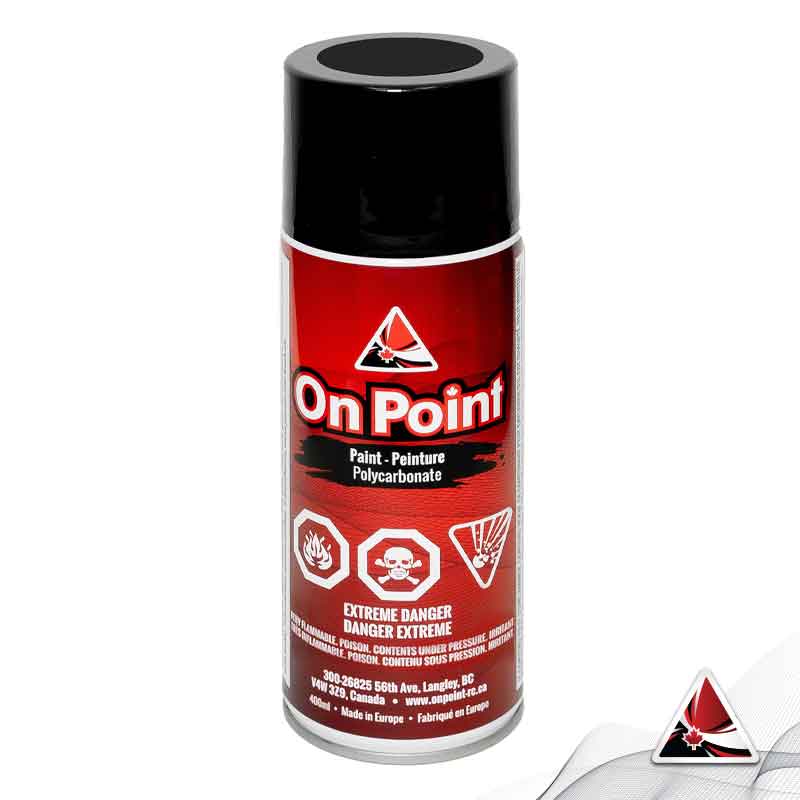 On Point 400ml RC Spray Paint - Pure Black