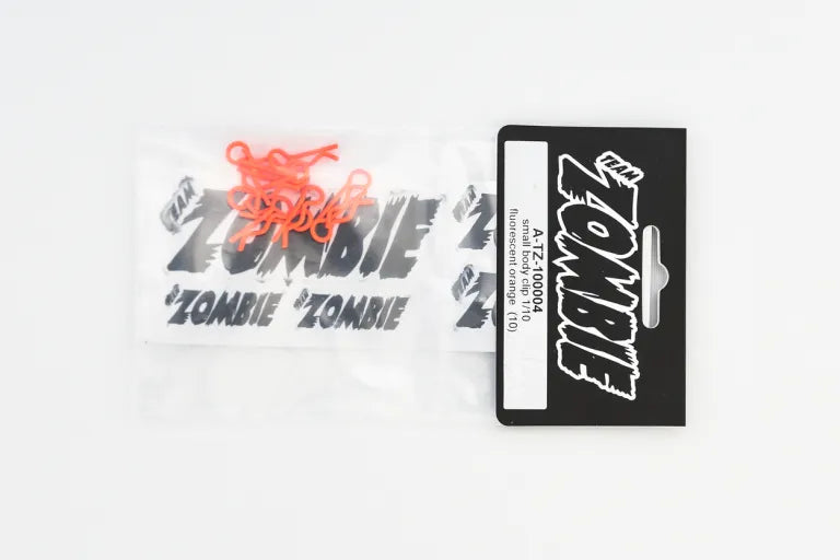 Team Zombie 1:10 Small Body Clip Fluorescent Orange