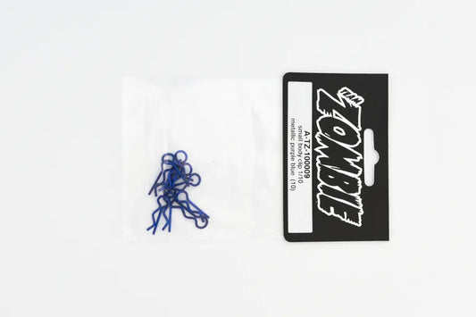 Team Zombie 1:10 Small Body Clip Anodized Blue