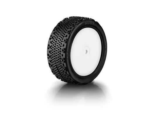 HUDY 1/10 Off-Road Pre-Glued Tire 4WD Front Carpet - 101 (2)