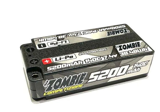 Team Zombie 5200mAh 7.4v 140c shortie EFRA, BRCA approved