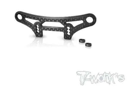 T-WORKS TE-203-X4 Graphite Upper Holder For Bumper ( For Xray T4’19/ X4 / X4’20/ X4’23 )