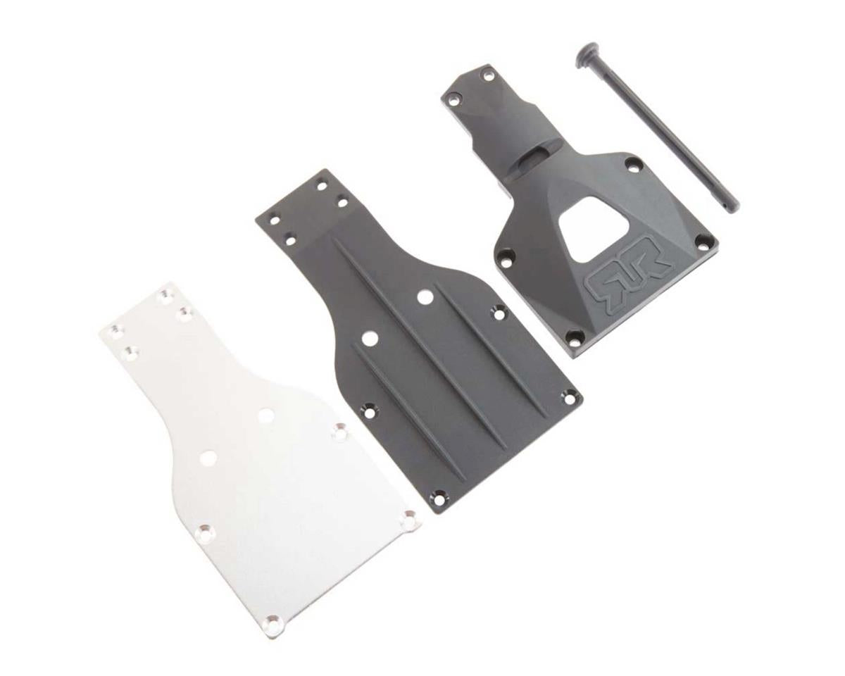 Arrma Mega/BLS/BLX Aluminum Lower Plate (Silver)