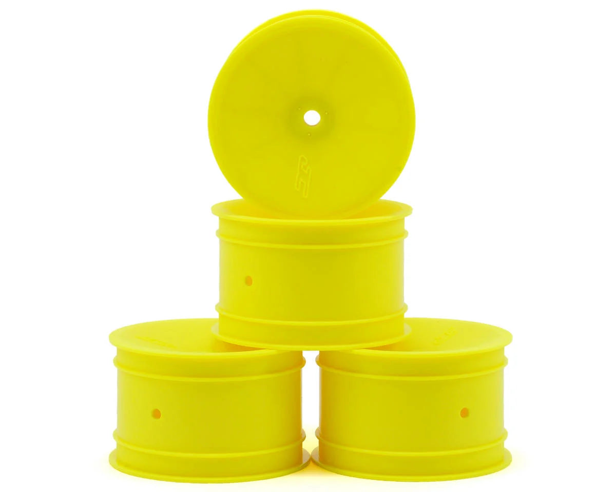 JConcepts 12mm Hex Mono 2.2 Rear Wheels (Yellow) (4) (B7/B6/B74/RB6)