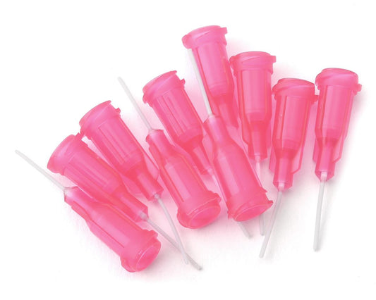 JConcepts RM2 Thin Bore Glue Tip Needles (Pink) (10)