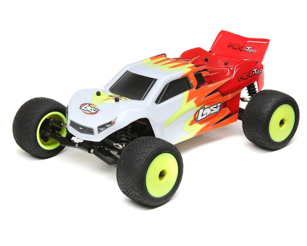 Losi Mini-T 2.0 1/18 RTR 2wd Stadium Truck (Red/White) w/2.4GHz Radio, Battery & Charger