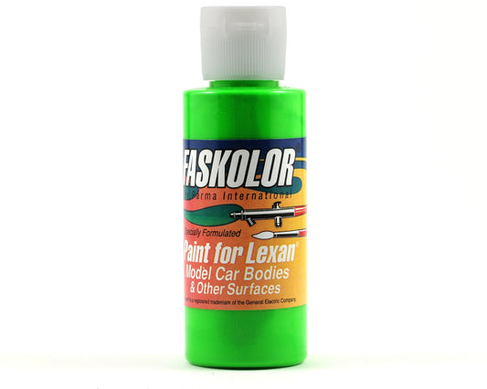 Parma PSE Faskolor Water Based Airbrush Paint (Fasflourescent Green) (2oz)