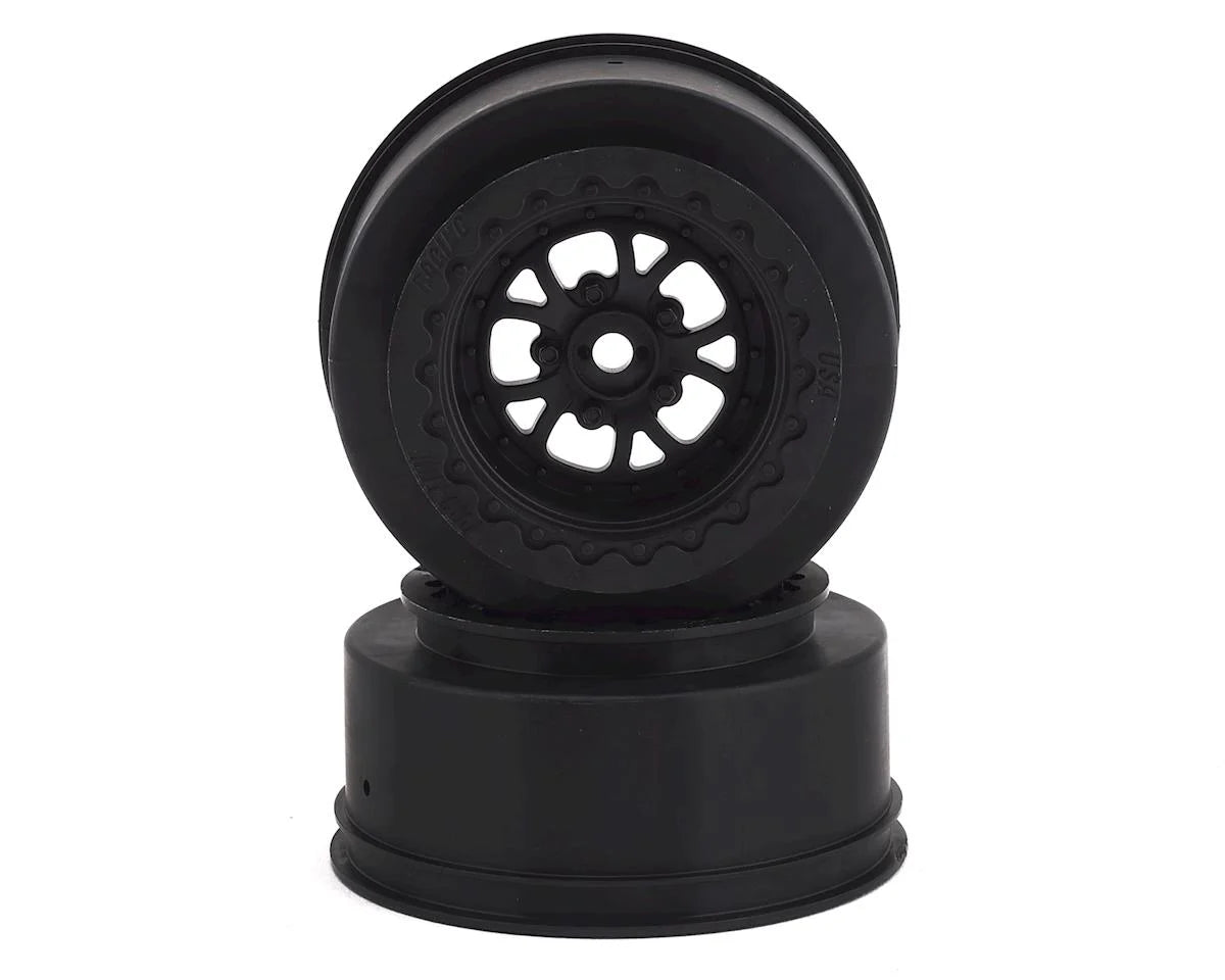 Pro-Line Pomona Drag Spec Rear Drag Racing Wheels (2) w/12mm Hex (Black)