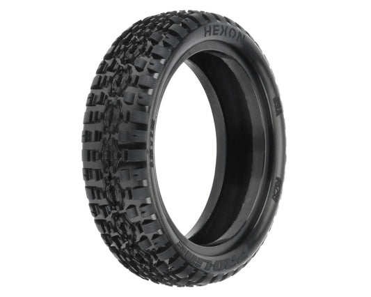 PROLINE RACING 1/10 Hexon Z4 2WD Front 2.2" Carpet Buggy Tires (2)