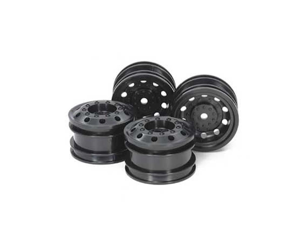 Tamiya TT-01 Type-E Racing Truck Wheels (Black) (4) w/12mm Hex