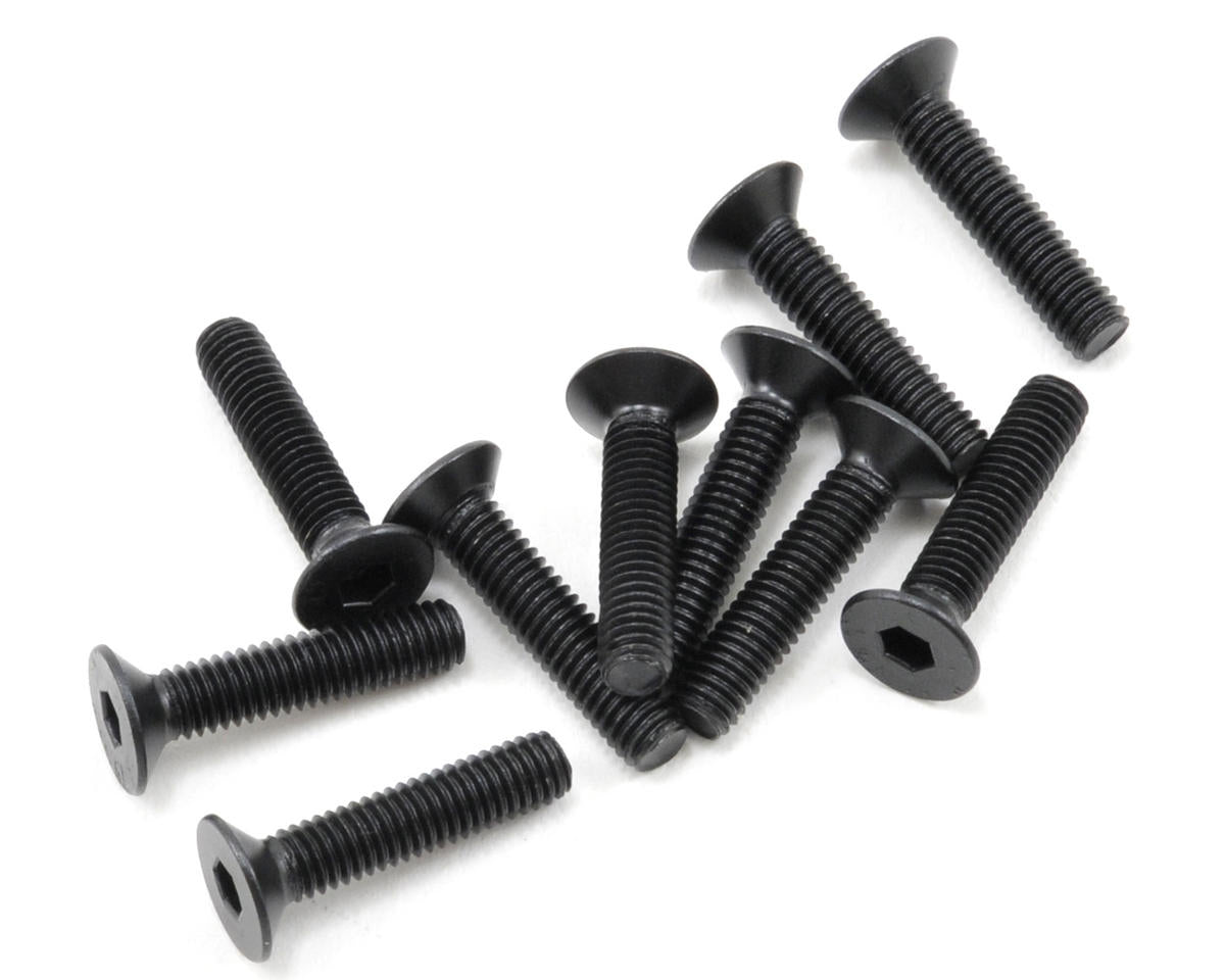 Tekno RC 3x14mm Flat Head Screw (10)