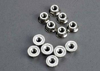 Traxxas 3mm Flanged Nylon Nuts (8)