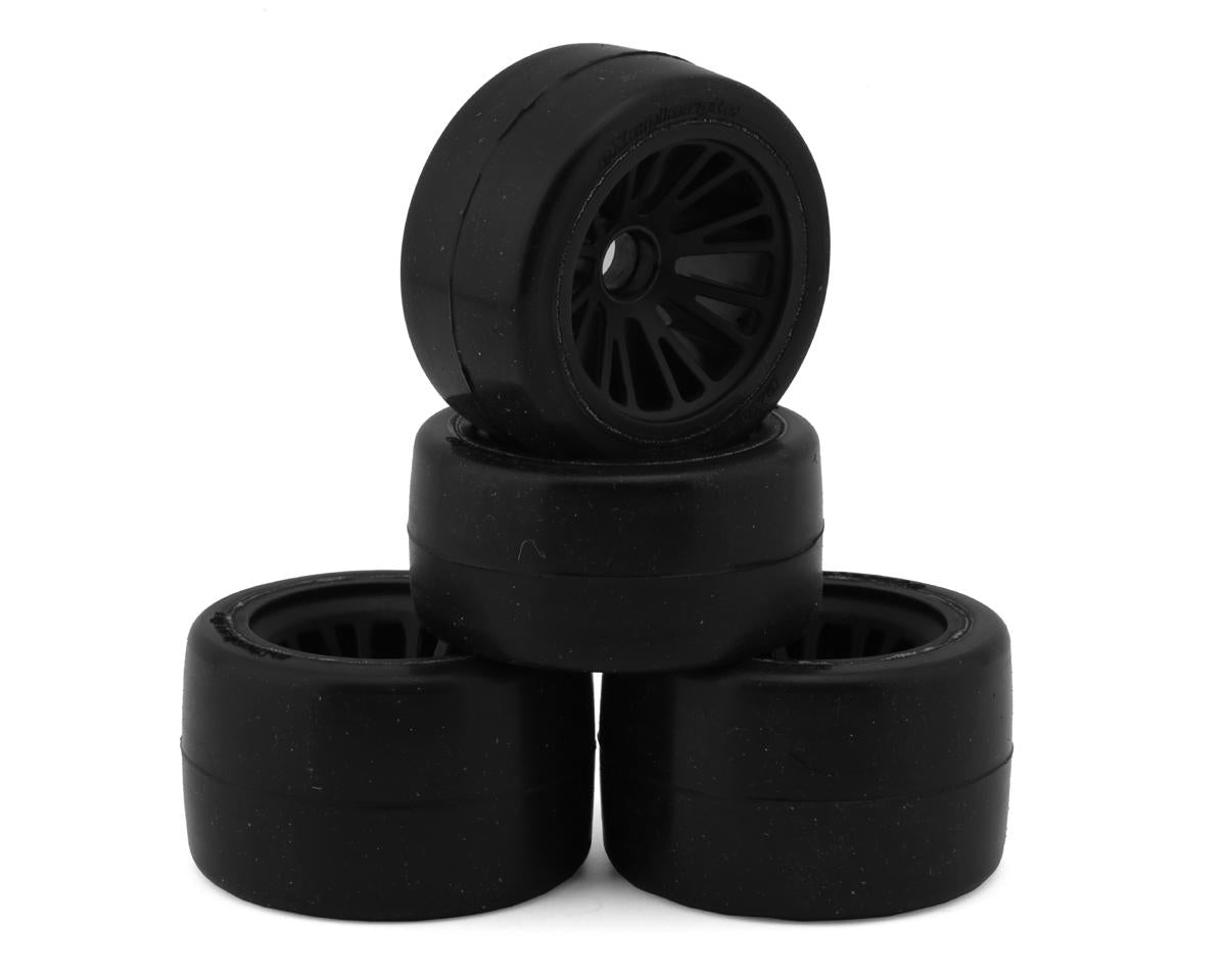 eXcelerate F1 Front & Rear Rubber Pre-Mounted Tires Set (Medium/Soft)