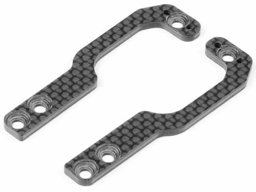X1'23 graphite rear wing holder side plate 2.5mm (L+R)