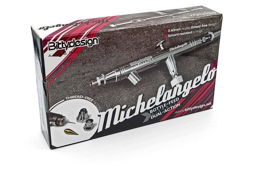 Bittydesign 'Michelangelo' Bottle-feed airbrush Dual-action (PRE-COMMANDE)