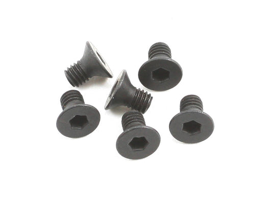 Team Associated 3x0.5x5mm Flat Head Hex Screw (6)