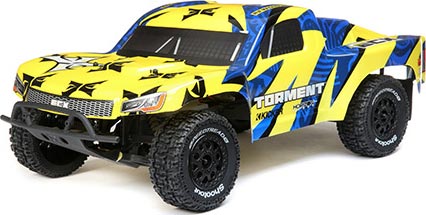 ECX 1/10 2WD Torment SCT Yellow/Blue RTR (PRE-COMMANDE)