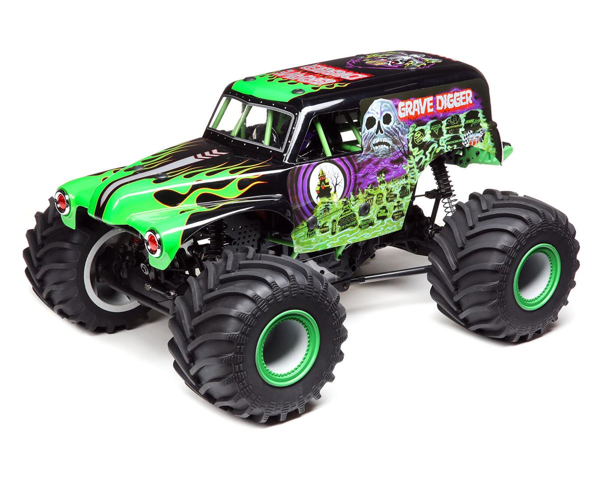 LOSI LMT Grave Digger RTR 1/10 4WD Solid Axle Monster Truck w/DX3 2.4GHz Radio