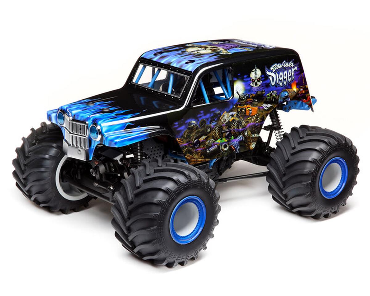 LOSI LMT Son Uva Digger RTR 1/10 4WD Solid Axle Monster Truck w/DX3 2.4GHz Radio