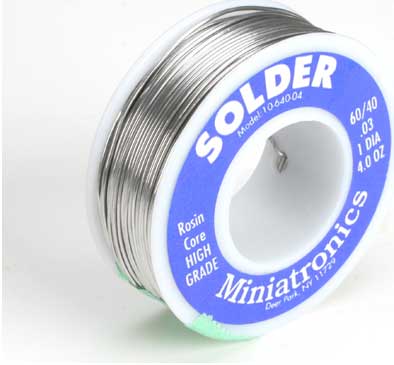 Miniatronics Rosin Core Solder 60/40 (4oz)