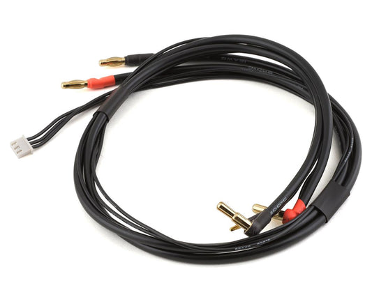 Motiv 2S Charge Cable w/4mm & 5mm Bullet Connector (Black) (PRE-COMMANDE)