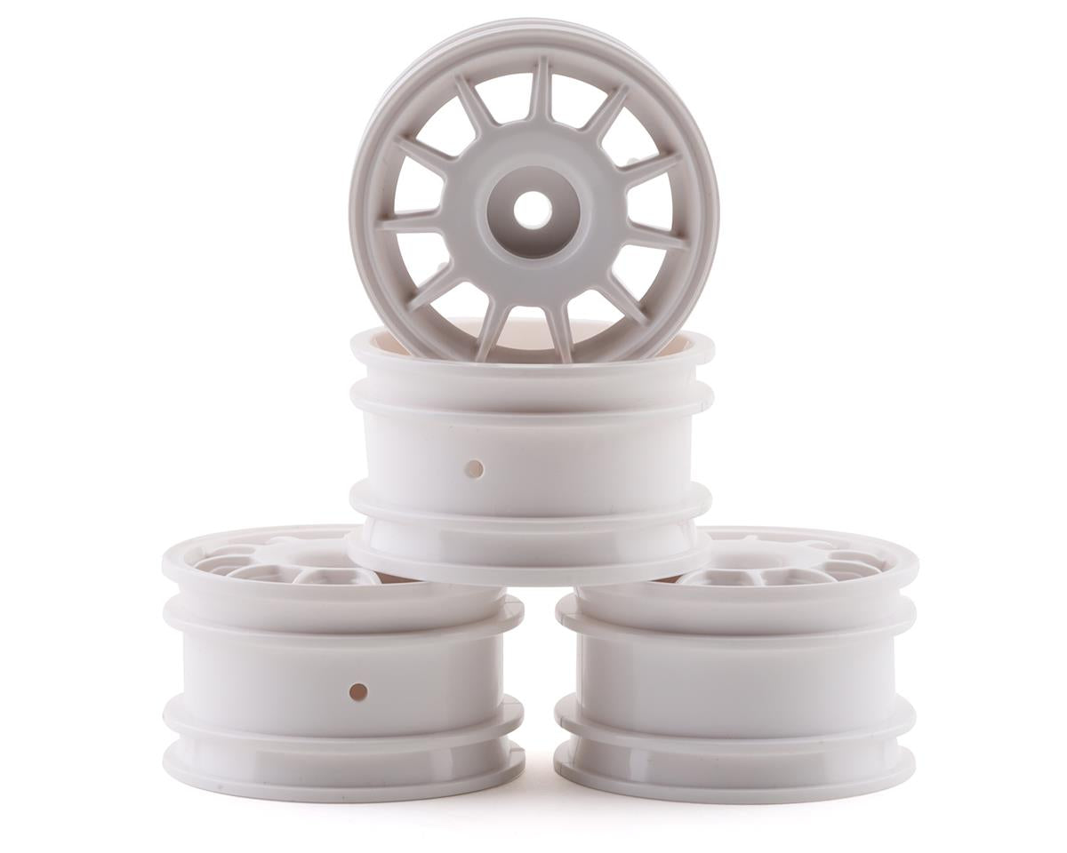 Tamiya M-Chassis 11 Spoke Racing Wheels (White) (4)